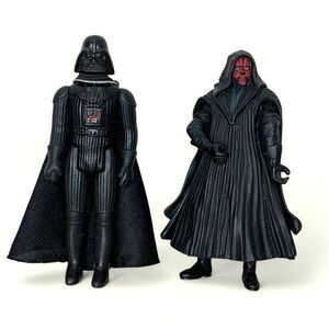 Darth Vader 1977 Figure and Darth Maul 1999 Figure NOT Complete READ Description